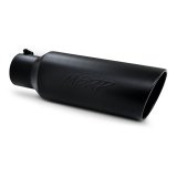 MBRP Universal Tip 6in OD Rolled End 4in Inlet 18in L Black Coated Exhaust Tip thumbnail 3