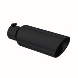 MBRP Universal Tip 6in OD Rolled End 4in Inlet 18in L Black Coated Exhaust Tip thumbnail 4