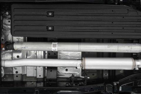 MBRP 2021+ Ford F150 2.7L/3.5L/5.0L 4in Aluminized Steel Cat-Back - RACE VERSION thumbnail 2