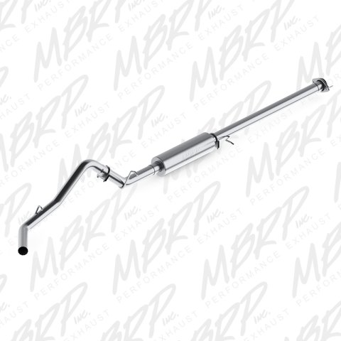 MBRP 2007-2008 Chev/GMC 1500 CC EC 6ft6in bed 4.8/5.3L 3in Cat Back Single Side AL P Series Exhaust thumbnail 1