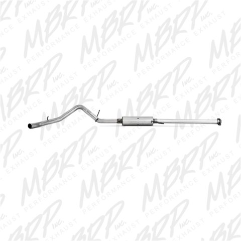 MBRP 2007-2008 Chev/GMC 1500 CC EC 6ft6in bed 4.8/5.3L 3in Cat Back Single Side AL P Series Exhaust thumbnail 5