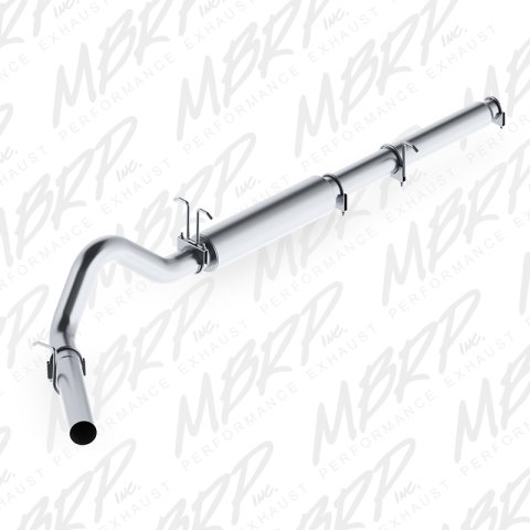 MBRP 1999-2004 Ford F-250/350 V-10 Cat Back 4in Single Side AL P Series Exhaust thumbnail 1