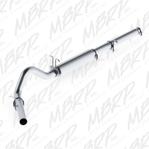 MBRP 1999-2004 Ford F-250/350 V-10 Cat Back 4in Single Side AL P Series Exhaust thumbnail 3