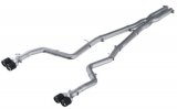 MBRP 15-16 Dodge Challenger 5.7L HEMI SS 3in Quad Split Rear Exit w/ Carbon Fiber Tips - T304 thumbnail 2