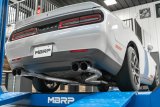 MBRP 15-16 Dodge Challenger 5.7L HEMI SS 3in Quad Split Rear Exit w/ Carbon Fiber Tips - T304 thumbnail 3