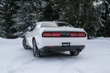 MBRP 2015+ Dodge Challenger 3.6L SS 2.5in Quad Tip Split Rear Exit w/ Carbon Fiber Tips - T304 thumbnail 4