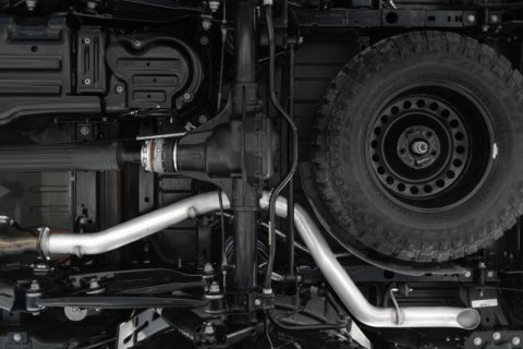 MBRP 2021+ JEEP Gladiator JT 3.0L EcoDiesel XP Series T304SS 3in Filter Back w/ Rear Turn Down thumbnail 4