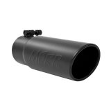 MBRP Universal Tip 3-1/2in O.D. Angled Rolled End - 3in ID Inlet 10in Length - Black thumbnail 7