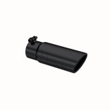 MBRP Universal Tip 3-1/2in O.D. Angled Rolled End - 3in ID Inlet 10in Length - Black thumbnail 8