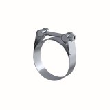 MBRP Universal 2.5in Barrel Band Clamp - Stainless (NO DROPSHIP) thumbnail 1