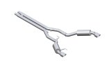 MBRP 15 Ford Mustang GT 5.0 3in Cat Back Dual Split Rear Street Version 4.5in Tips - Aluminized thumbnail 3