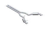 MBRP 15 Ford Mustang GT 5.0 3in Cat Back Dual Split Rear Street Version 4.5in Tips - Aluminized thumbnail 4