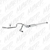 MBRP 2015 Ford F-150 2.7L / 3.5L EcoBoost 2.5in Cat Back Dual Side Split Alum Exhaust System thumbnail 1