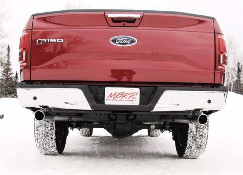 MBRP 2015 Ford F-150 5.0L 3in Cat Back Dual Split Rear Exit AL Exhaust System thumbnail 4