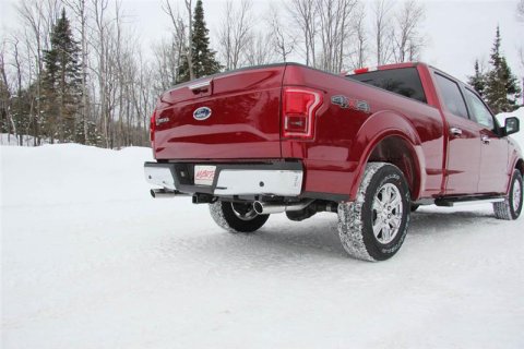 MBRP 2015 Ford F-150 5.0L 3in Cat Back Dual Split Rear Exit AL Exhaust System thumbnail 6