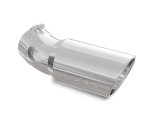 MBRP Universal Tip 6in OD 5in Inlet 15.5in Length 30 Deg Bend Angled Rolled End T304 thumbnail 2