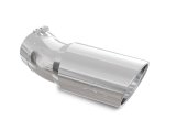 MBRP Universal Tip 6in OD 5in Inlet 15.5in Length 30 Deg Bend Angled Rolled End T304 thumbnail 3