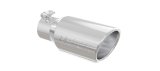 MBRP Universal Tip 4in OD 3in Inlet 10in Length Angled Rolled End T304 thumbnail 4