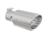 MBRP Universal Tip 4in OD 2.75in Inlet 10in Length Angled Rolled End T304 thumbnail 4