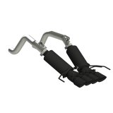 MBRP 14-19 Chevy Corvette V8 6.2L 3in Black Dual Cat Back w/ 4in Quad Dual Wall Tips thumbnail 1