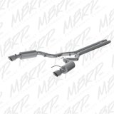 MBRP 15 Ford Mustang GT 5.0 Convertible T409 3in Cat Back Dual Split Rear Exit (Street Version) thumbnail 1