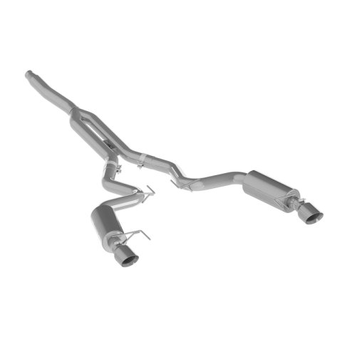 MBRP 15-18 Ford Mustang EcoBoost 2.3L T409 3in Cat Back Dual Split Rear Exit (Street Version) thumbnail 1
