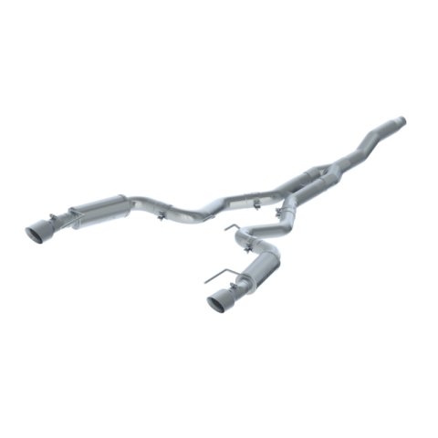 MBRP 15-18 Ford Mustang EcoBoost 2.3L T409 3in Cat Back Dual Split Rear Exit (Street Version) thumbnail 2
