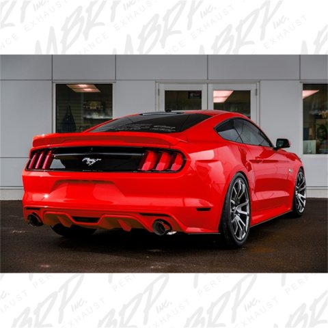 MBRP 15-18 Ford Mustang EcoBoost 2.3L Alum 3in Cat Back Dual Split Rear Exit (Street Version) thumbnail 2