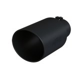 MBRP Universal Tip 8in OD Rolled End 5in Inlet 18in Length T304 - Black thumbnail 1