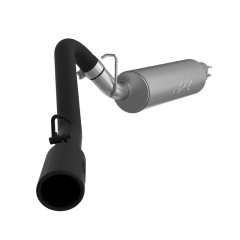 MBRP 97-99 Jeep Wrangler (TJ) Inline-4 2.5L, Inline-6 4.0L 2 1/2in Cat Back Single Side Black Coated thumbnail 1