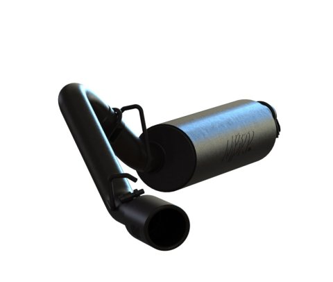 MBRP 97-99 Jeep Wrangler (TJ) Inline-4 2.5L, Inline-6 4.0L 2 1/2in Cat Back Single Side Black Coated thumbnail 2