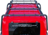 MBRP 07-10 Jeep Wrangler JK Front Roof Rack Extension (2 Door) Black Coated thumbnail 2