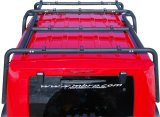 MBRP 07-10 Jeep Wrangler JK Front Roof Rack Extension (2 Door) Black Coated thumbnail 5
