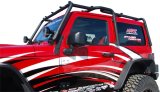 MBRP 07-10 Jeep Wrangler JK Front Roof Rack Extension (2 Door) Black Coated thumbnail 6