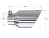 MBRP Universal Tip 4in O.D. Dual Wall Angled 2.5in inlet 8in length T304 thumbnail 7