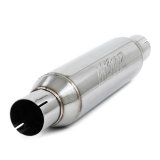 MBRP Universal Resonator 2.5in inlet/outlet 16in body 20in overall T304 thumbnail 2