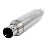 MBRP Universal Resonator 2.5in inlet/outlet 16in body 20in overall T304 thumbnail 3