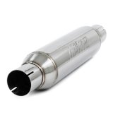 MBRP Universal Resonator 2.5in inlet/outlet 16in body 20in overall T304 thumbnail 4