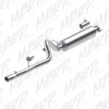 MBRP 86-00 Jeep 2.5L Cherokee 2.5in Cat Back Single T409 thumbnail 2