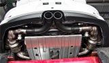 MBRP 14-19 Porsche GT3/GT3RS 3in Center Muffler Bypass 4in Tips - Black Coated thumbnail 3