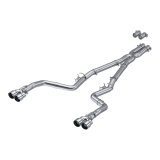 MBRP 15-Up Challenger 5.7L / 17-Up 6.2L/6.4L 3in Race Series Cat-Back w/ Quad Tips AS Exhaust thumbnail 1