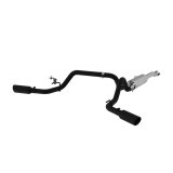 MBRP 2016 Toyota Tacoma 3.5L 3in Cat Back Dual Split Side Black thumbnail 3
