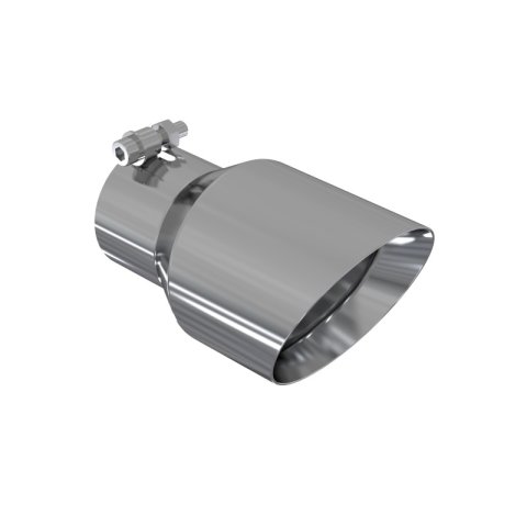 MBRP Universal Tip 4.5in O.D. Dual Wall Angled 3in inlet 8in length T304 thumbnail 2