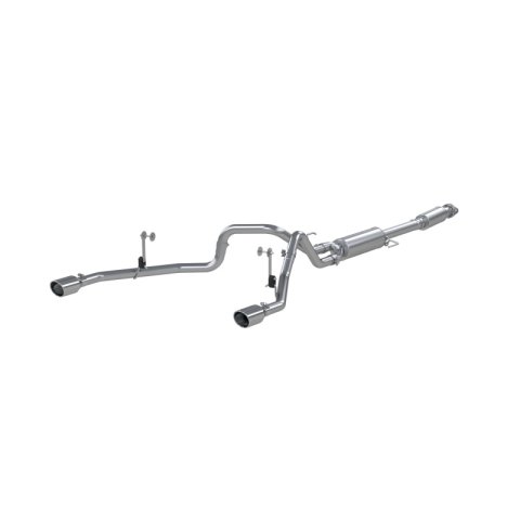 MBRP 2021+ F-150 2.7L/ 3.5L Ecoboost, 5.0L 3in Cat Back 2.5in Dual Split Rear thumbnail 1