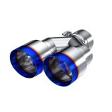 MBRP Universal T304 SS Dual Burnt End Tip 3.5in OD/2.5in Inlet thumbnail 1