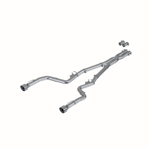MBRP 17-21 Charger 5.7L/6.2L/6.4L 3in Race Profile Cat-Back w/ Dual Tips Aluminized Steel Exhaust thumbnail 1