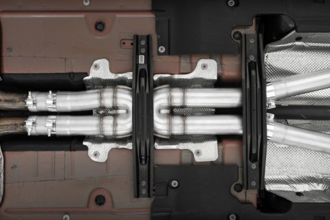 MBRP 17-21 Charger 5.7L/6.2L/6.4L 3in Race Profile Cat-Back w/ Dual Tips Aluminized Steel Exhaust thumbnail 4