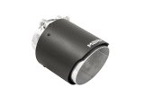 MBRP Universal Carbon Fiber Dual Wall Tip 4.5in OD/3in Inlet/6.13in L thumbnail 2