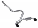 MBRP 2019+ Hyundai Veloster N 2.0L Turbo 3in Cat Back - T304 Stainless - Carbon Fiber Tip thumbnail 2