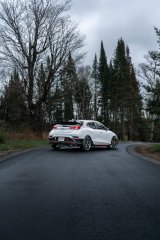 MBRP 2019+ Hyundai Veloster N 2.0L Turbo 3in Cat Back - T304 Stainless - Carbon Fiber Tip thumbnail 3